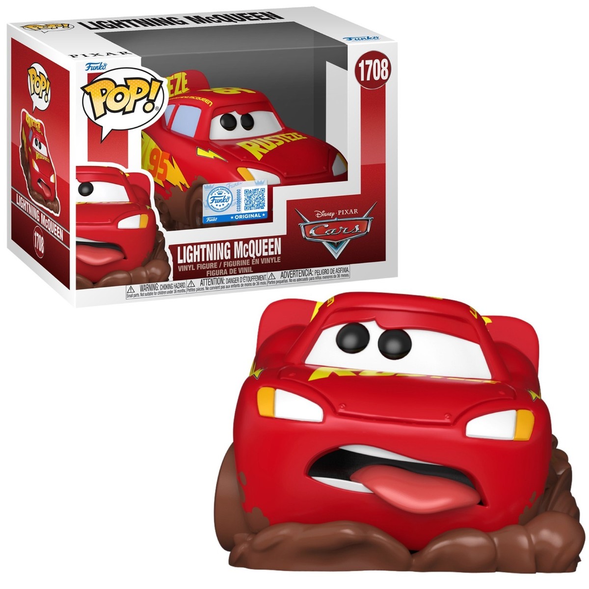pop funko Lightning McQueen Disney カーズ Disney Cars Funko Pop Lightning McQueen Exclusive # 1708 With