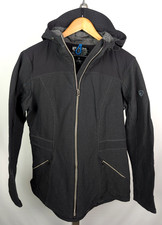 KUHL Projekt Klash Trench Hooded Softshell Jacket Women's Sz XL Fleece Lined