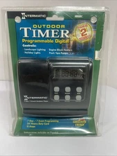 NEW Intermatic Outdoor Programmable Digital Time  2 Plug 7 Day 7 Event 15A 1000W