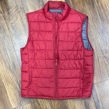 Mens Tek Gear Quilted Puffer Vest - Lightweight Layering Winter Wear Gilet MED