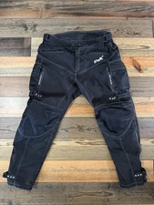 HWK Motorcycle Pants Air Vent Elastic Waistband Cordura Fabric CE Armor Mens XXL