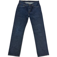 Levi's 751 Straight Jeans Dark Blue Cotton W32 L32