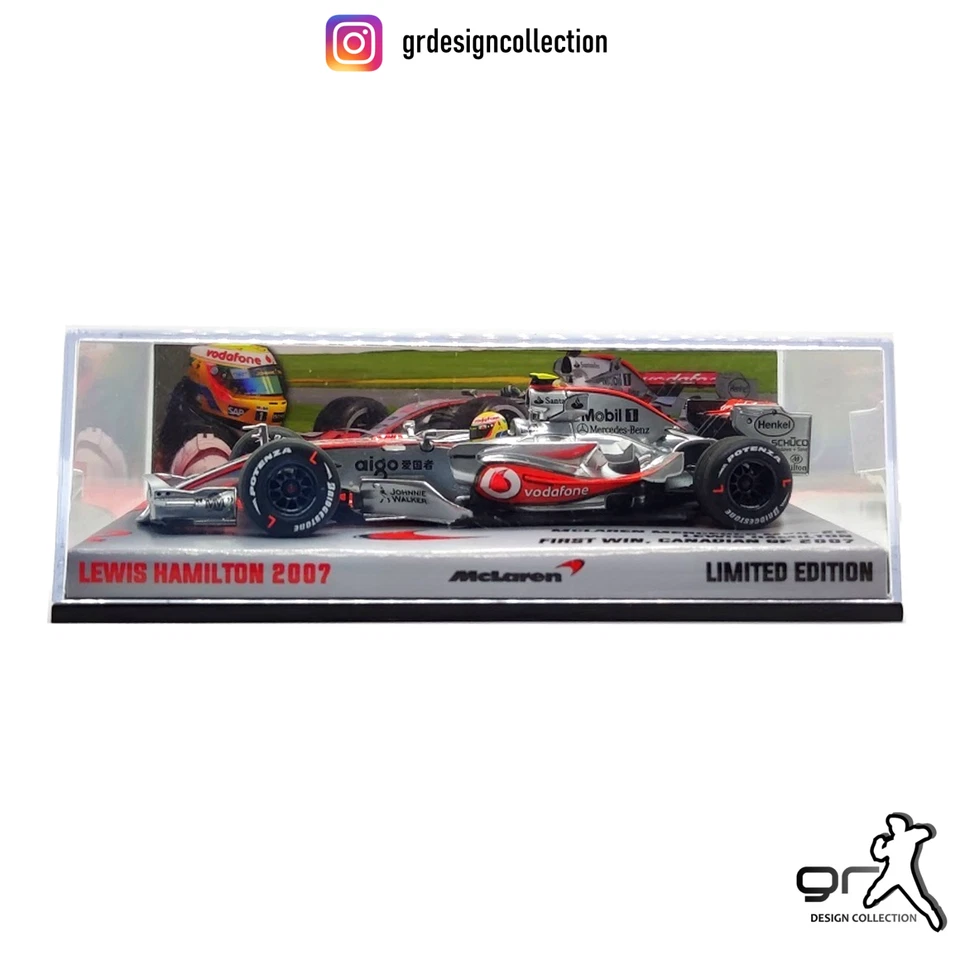 Lewis Hamilton - McLaren MP4-22 - F1 Winner Canadian GP 2007 / Minichamps / 1:43 - Immagine 2 di 4
