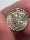 1945-D Silver Mercury Dime, Choice Original — photo 7