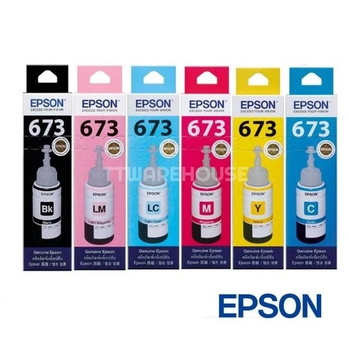 (SET) NEW EPSON T673 Ink T6731/T6732/T6733/T6734/T6735/T6736 L800 L805 L1800[AU]