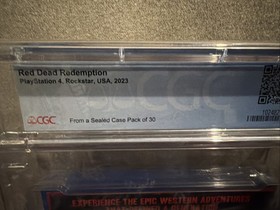 Red Dead Redemption - PlayStation 4- Graded CGC Perfect 10 A++