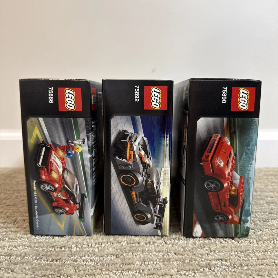 乐高 Speed Champions 75890 75892 7586 法拉利 F40、488 GT3、迈凯轮 Senna 全新 — 第 4/4 张图片
