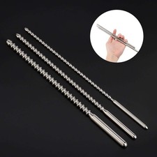 Male Stainless Steel Beads Urethral Plug Sounding Penis Plug Rod Urethra Dilator