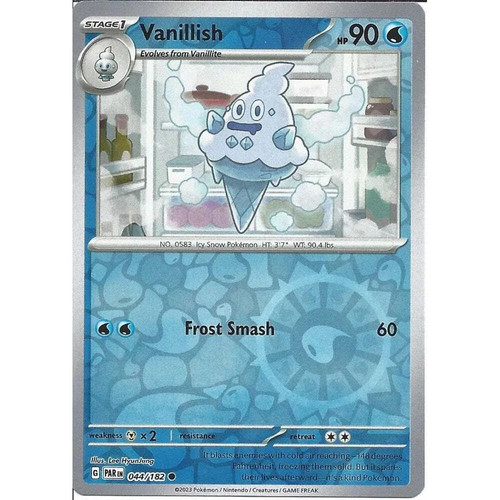 Pokémon TCG - Paradox Rift - Uncommon  - Vanillish - 044/182 - Picture 1 of 5