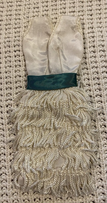 vintage Miss Suzette dress HTF white & green dress Excellent condition 