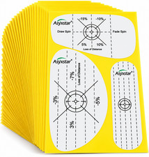 Asyxstar Golf Impact Tape 50 Sheets 150 Stickers Driver Iron Putter Training Aid