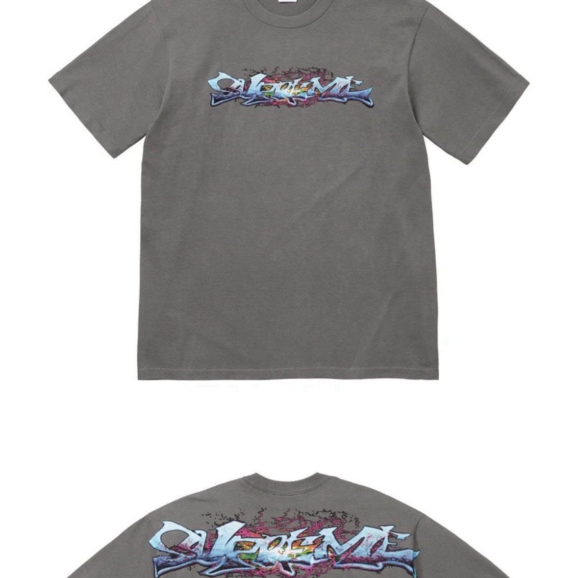 Supreme FW25 Tag Tee Charcoal Size M Medium Supreme Art Dealer