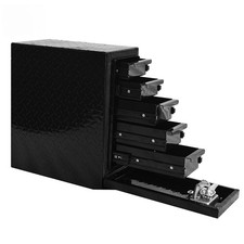 18x8x19 Aluminum Tool Sidebed Storage Drawer Truck Tool Box W5 Drawers