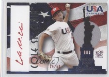 2007 USA Baseball Red Ink 14/50 Cole St Clair #AJ-11 Auto 0f8