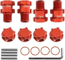 RC Wheel Hex 10mm Extended Hub Drive 14mm to 17mm with Anti-dust Cap... 