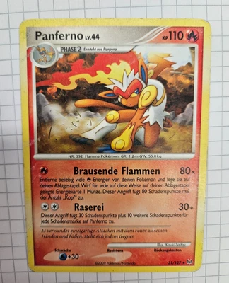 Pokémonkarte Panferno 31/127 Platin Selten - Bild 1 von 4