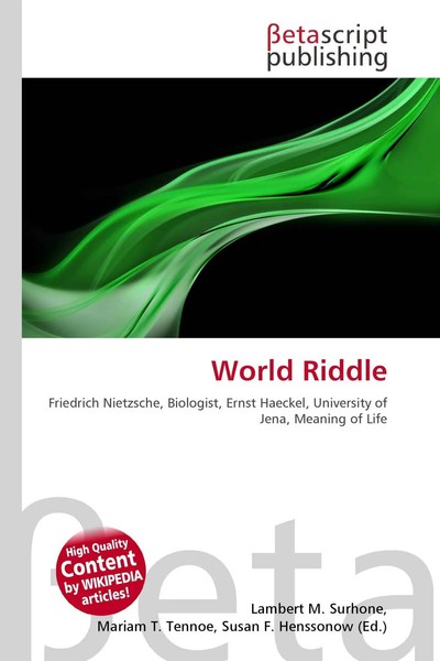 World Riddle Lambert M. Surhone (U. A.) Taschenbuch Englisch 2026 Omniscriptum-image