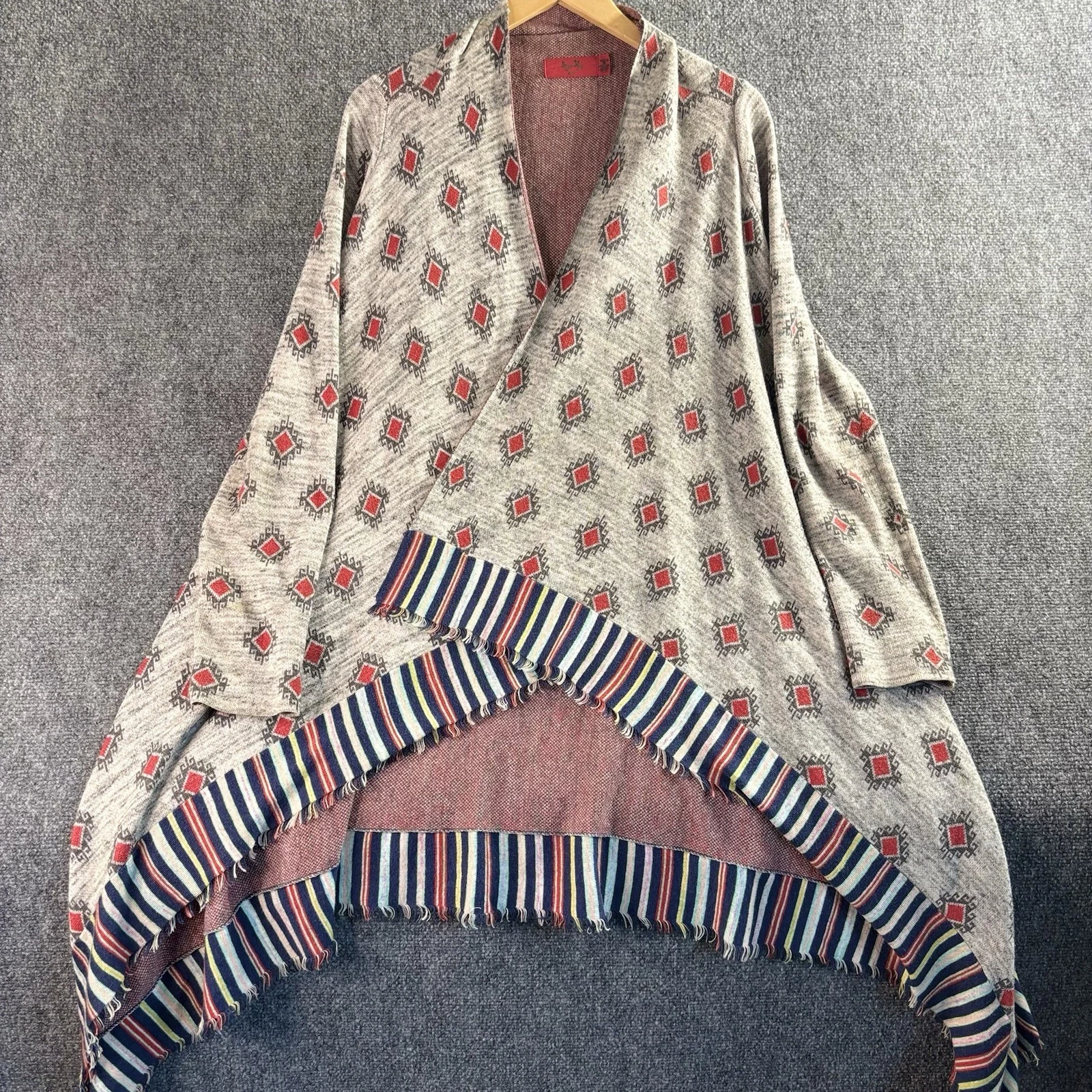 Tigerlily Aztec Cardi Cardigan Jacket Poncho- Size Large