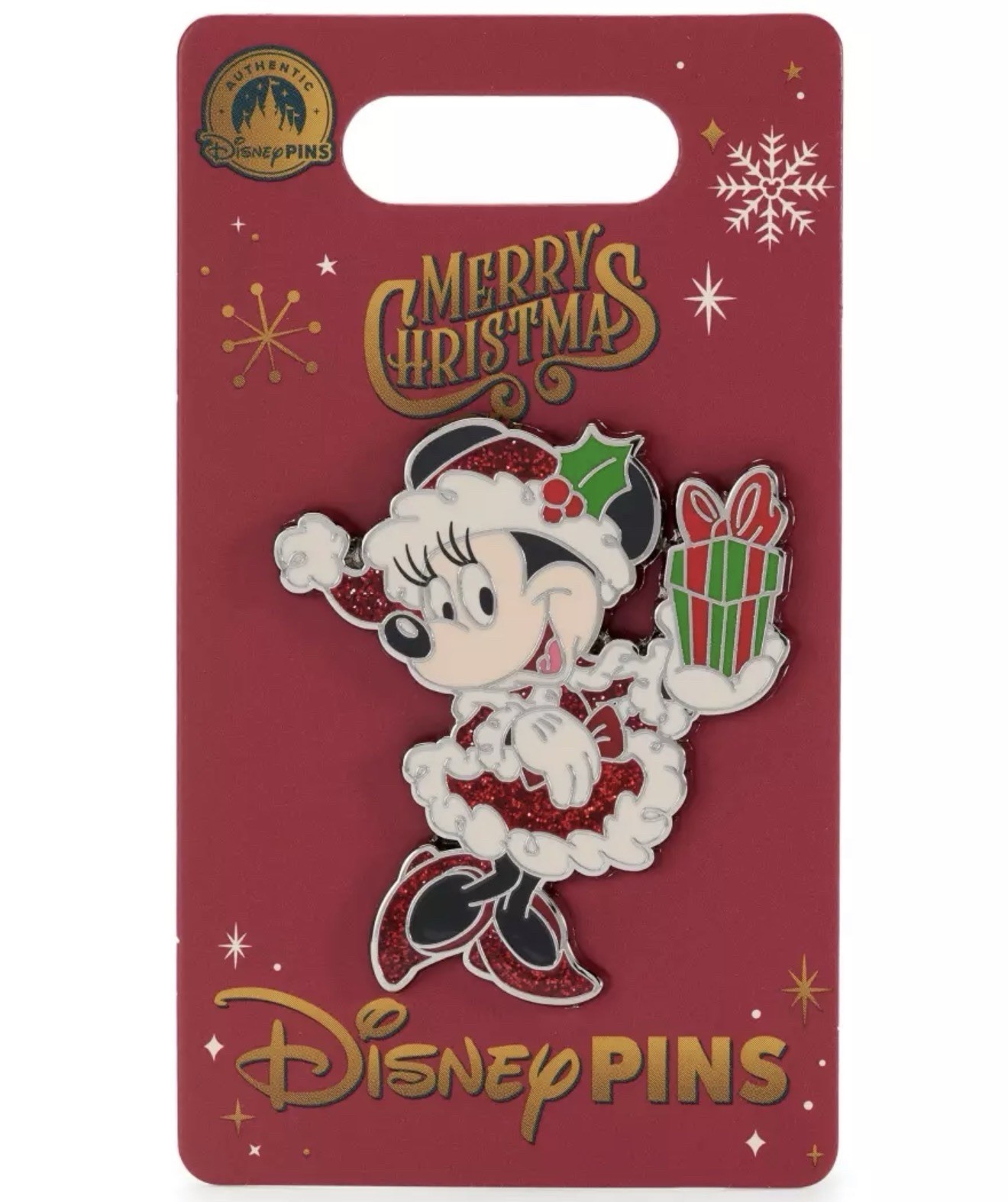 2025 Minnie Mouse Santa Disneyland Christmas Pin OE
