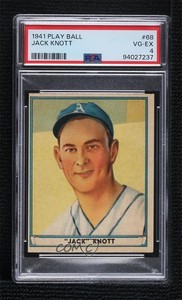 1941 Play Ball Jack Knott #68 PSA 4