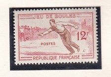 🦬Timbre France N°1161 Neuf * - Boules 1958🦬