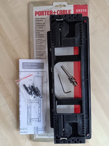 PORTER-CABLE 59370 Door Hinge Template Router Templates Hardware & Locks Tools