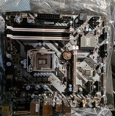 Gigabyte B250M BAZOOKA Motherboard, Tested working.  CPU/FAN available if needed