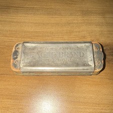 Vintage Eagle Brand Chromatic Standard Harmonica A-440 Made in Germany