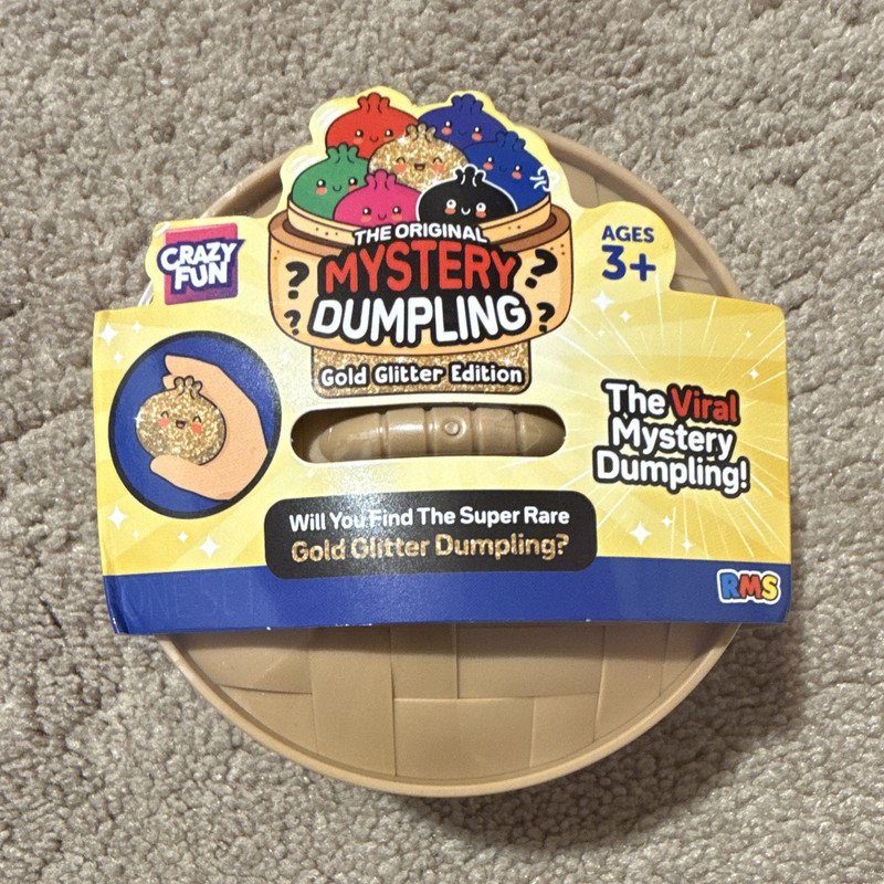 Crazy Fun Mystery Dumpling Gold Glitter Edition Blind Pack Glitter Age 3+