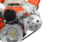 ICT Billet SBC Power Steering Bracket Pump Bracket Electric Water Pump Billet...