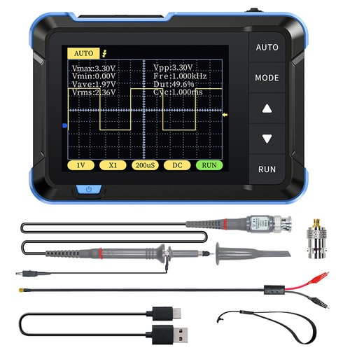 FNIRSI DSO152 Handheld Small Oscilloscope Type C Portable Digital Oscilloscope - Picture 20 of 20