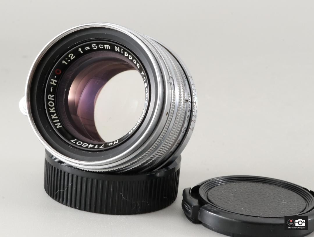 Nikon Nikkor H C 5cm F2 Lens Leica L39 Mount Vintage with