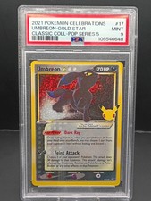 2021 Pokémon Celebrations Umbreon Gold Star Classic Pop Series 5 #17 PSA 9 MINT on eBay