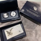 2012 San Francisco American Eagle 1 oz .999 Silver Proof Two-Coin Set OGP