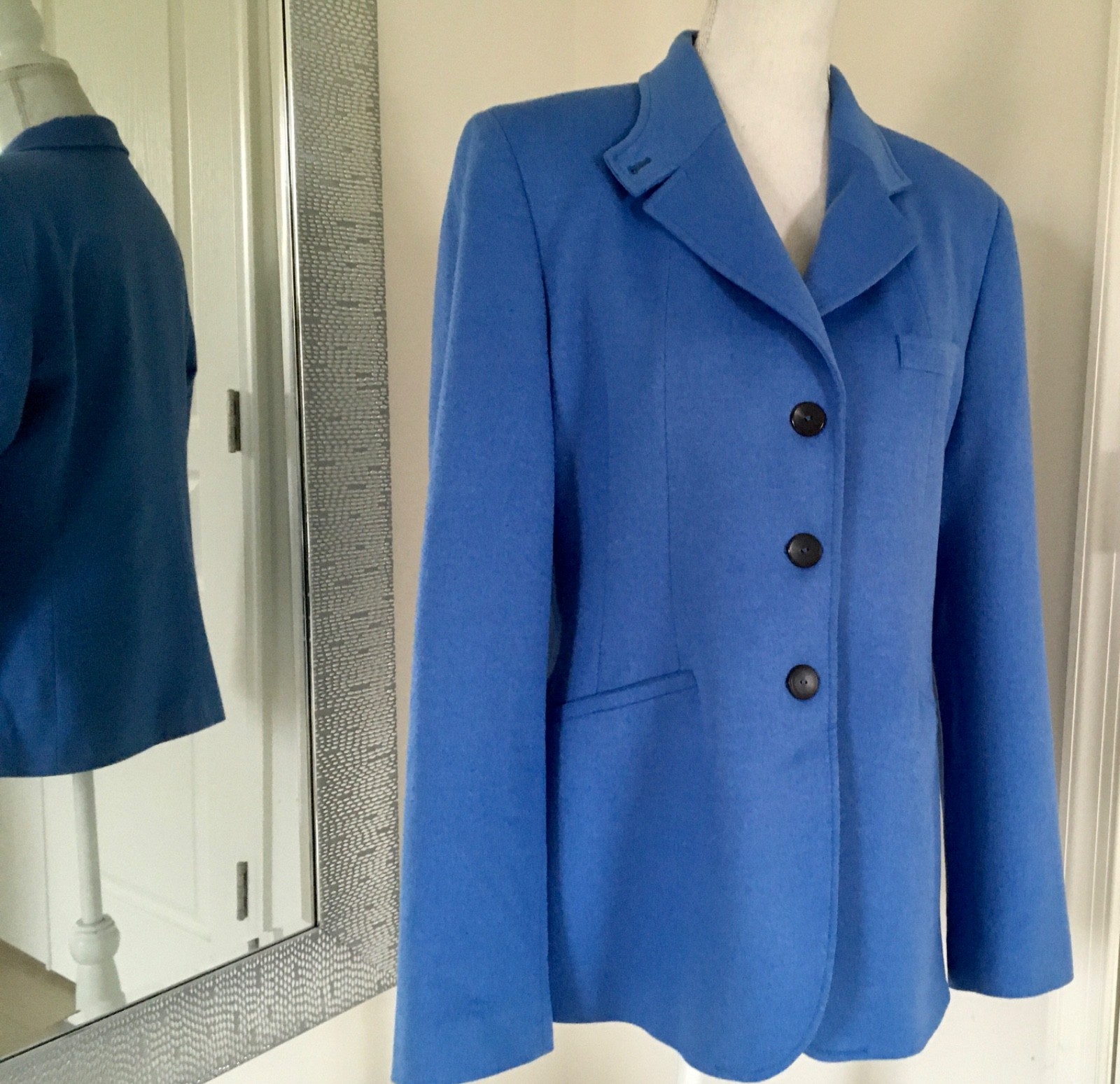 Zanella Loro Piana angora wool blend Blazer size 14