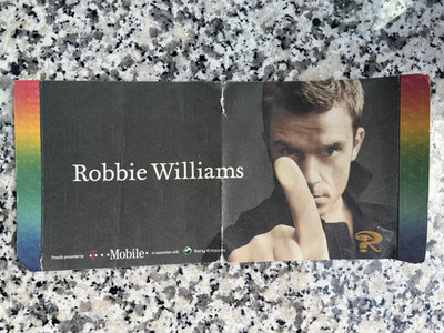 Original Robbie Williams Ticket 2006 | Close Encounters Tour | Sammlerstück
