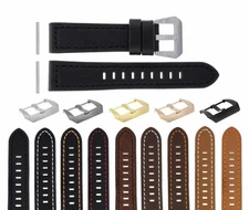 22 -24MM LEATHER WATCH BAND STRAP FOR PAM PANERAI MARINA LUMINOR WATCH LONG