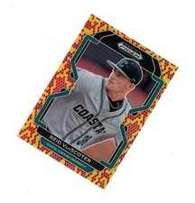 2022 Prizm RED YELLOW PATTERN REFRACTOR SP REID VANSCOTER /25! Coastal Carolina 