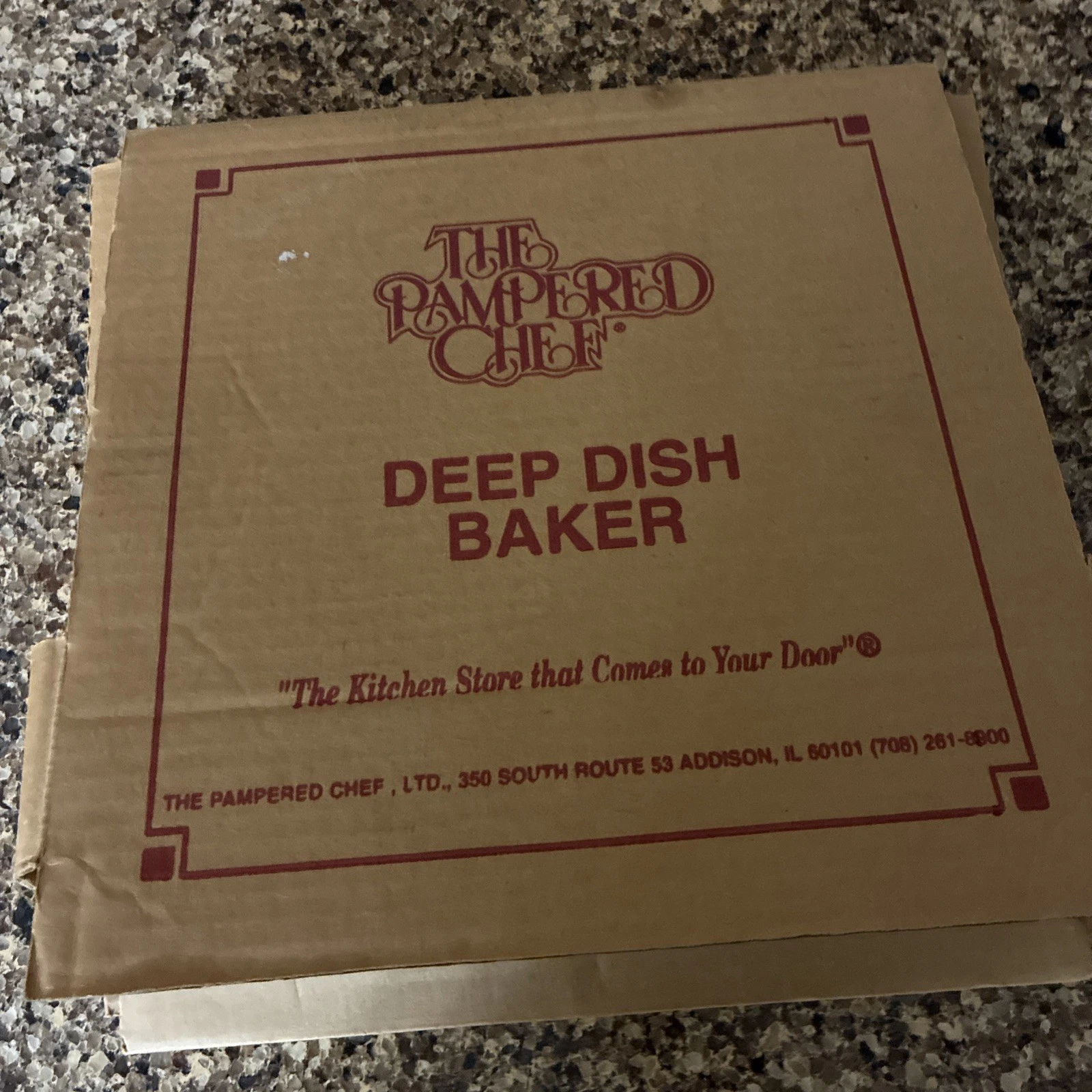 Vintage The Pampered Chef 11" Deep Dish Baker #3615 Nearly New!