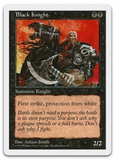 Black Knight (NM) Fifth Edition 5ED Magic MTG