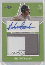2020 Leaf Perfect Game National Showcase 9/25 Malakhi Knight Patch Auto 1cp2