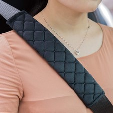 Auto Gurtpolster Zweierpack Sicherheit Gurtkissen für Kinder Schwarz