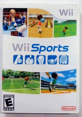 WII Sports - REPLACEMENT Case + Artwork ONLY - NO GAME nintendo art SHIPS TODAY