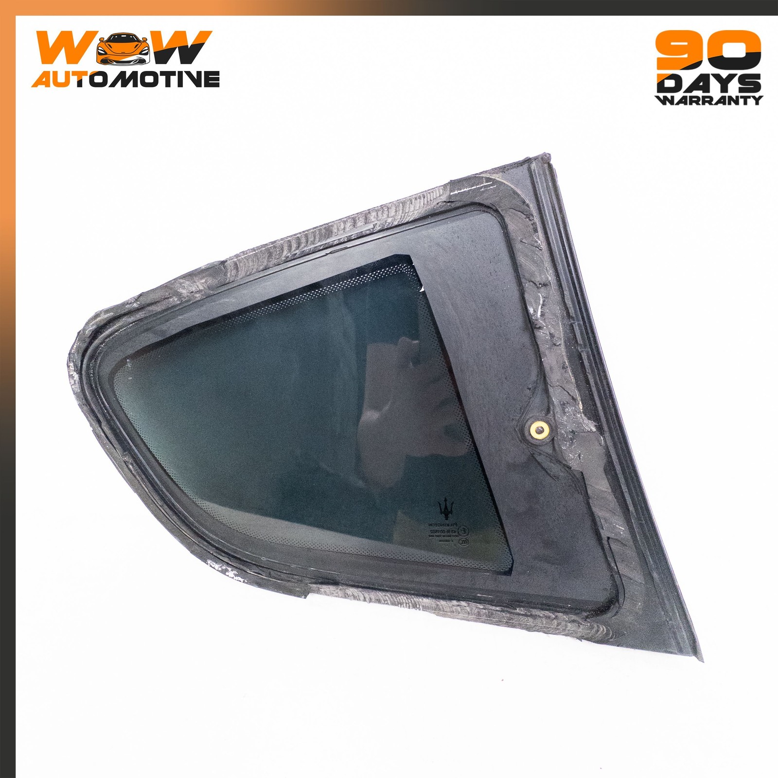 08-19 MASERATI GRANTURISMO S REAR LEFT DRIVER SIDE QUARTER WINDOW GLASS OEM