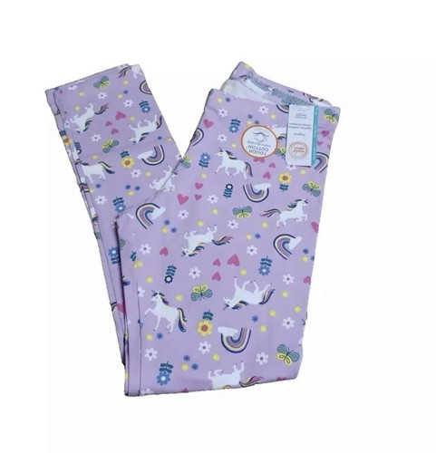 LEGGINGS HOSE EINHORN REGENBOGEN SCHMETTERLING GR. L/G 10-12 - Bild 2 von 2