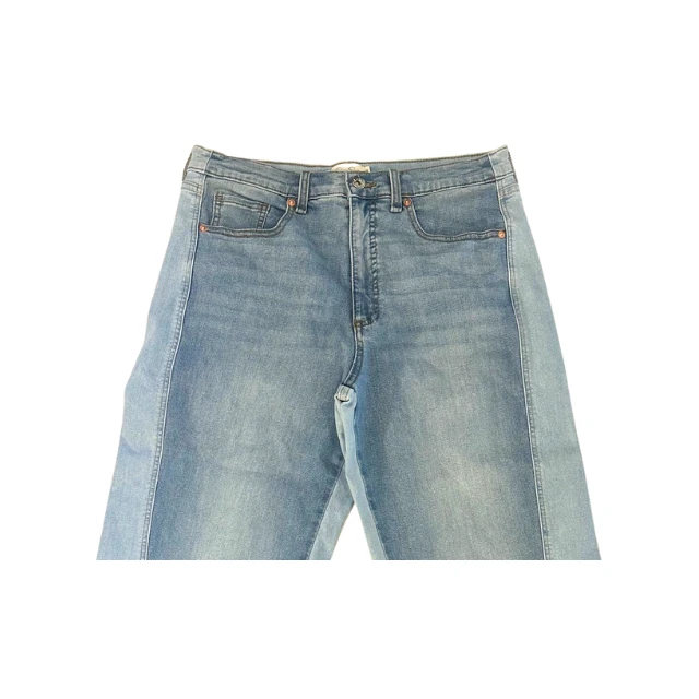 Pantalones de mezclilla recortados Jessica Simpson Boyfriend azul dos tonos para mujer talla 10/30 Foto 2 de 4