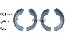 BREMSBACKENSATZ FÜR SUBARU IMPREZA STUFENHECK (GC) - TEXTAR 91045901