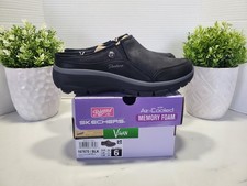Skechers Relaxed Fit Easy Going - Latte 2 Clog Shoes 167870-BLK   size 6 NWB