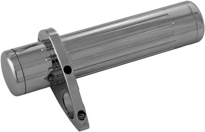 Harddrive Chrome Stash Storage Tube Insert Kit 10 L x 2.2 D 1.125 Frame Tube