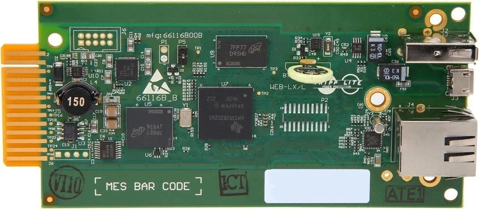 Tripp Lite 66116B-B WEBCARDLX Web Management Card Web-LX/L With Faceplate - Image 3 of 4